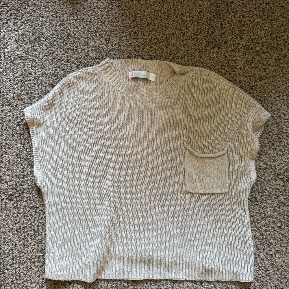 Free People short sleeve sweater